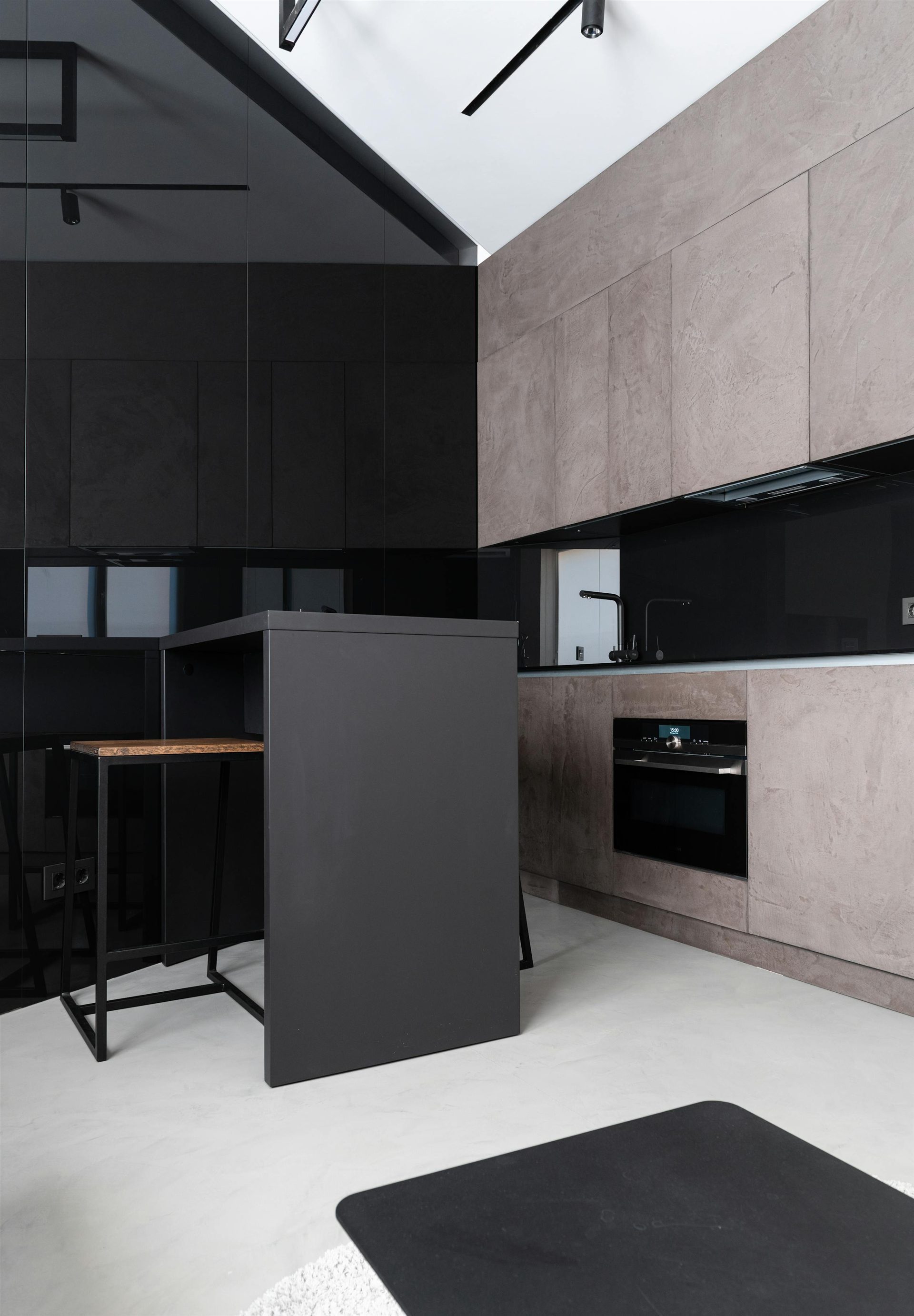Pavicem — microcemento en cocina abierta
