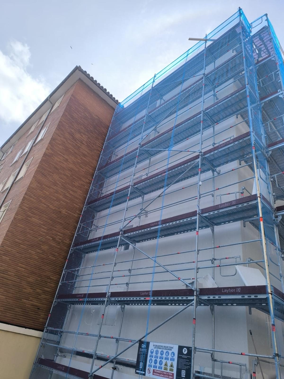Obra SATE Calle Moncayo, Soria